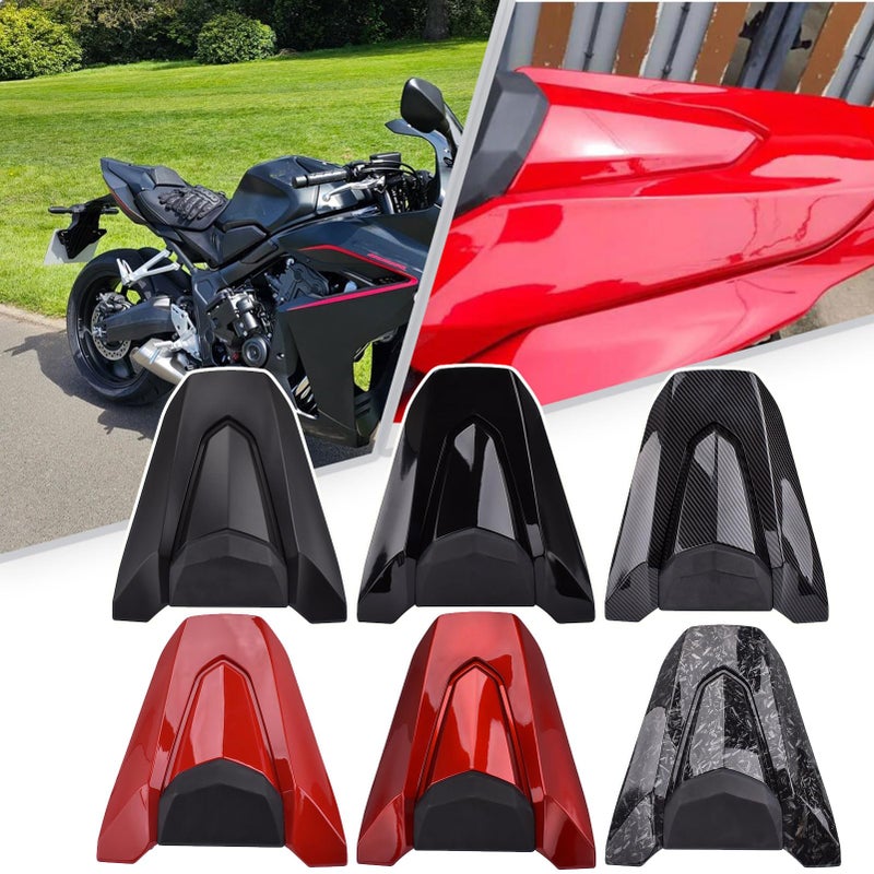 Midimttop Mototcycle Passenger Pillion Rear Seat Cover Solo Fairing Cowl compatible for HONDA CB650R CBR650R CB 650R CBR 650 R Accessories 2024 2025Matte Black